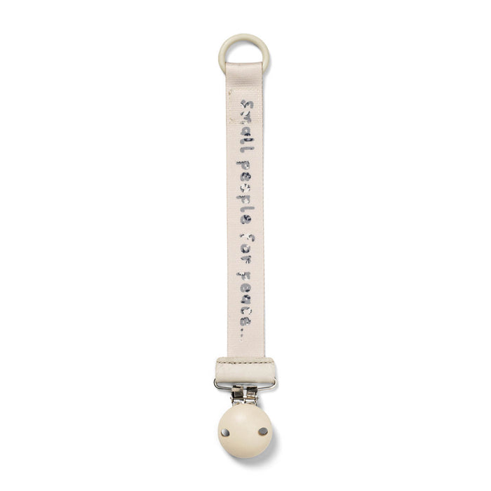 Elodie Pacifier Clip Wood (Small People For Peace)