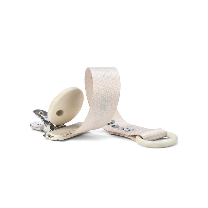 Elodie Pacifier Clip Wood (Small People For Peace)