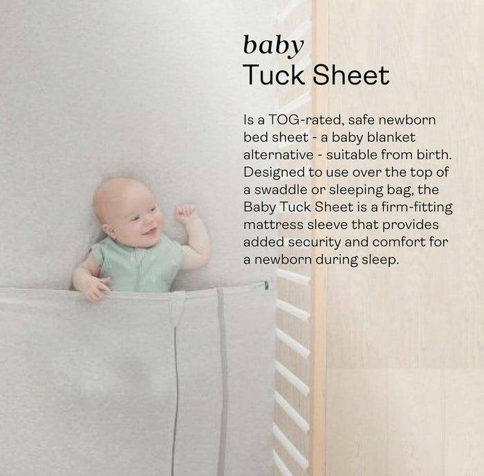 Ergo Pouch Grey Marle Bassinet Tuck Sheet TOG 0.2-1.0.