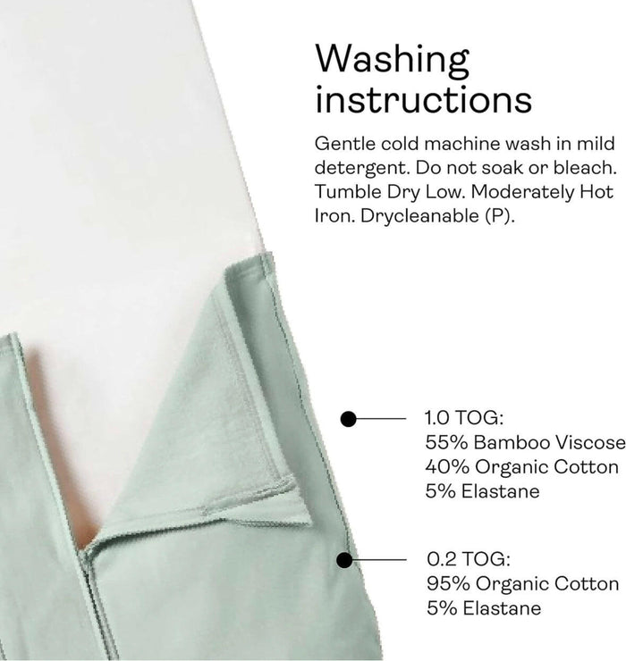 Ergo Pouch Grey Marle Bassinet Tuck Sheet TOG 0.2-1.0.