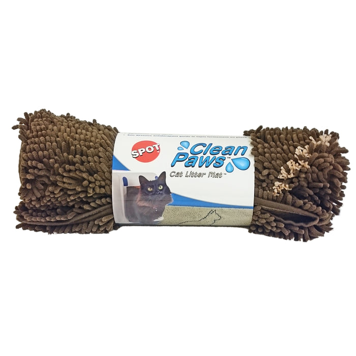 ETHICAL PRODUCTS SPOT CLEAN PAWS CAT MAT BROWN 35X24