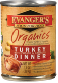 Evangers 100% Organic Turkey with Potato And Carrots Canned Dog Food
