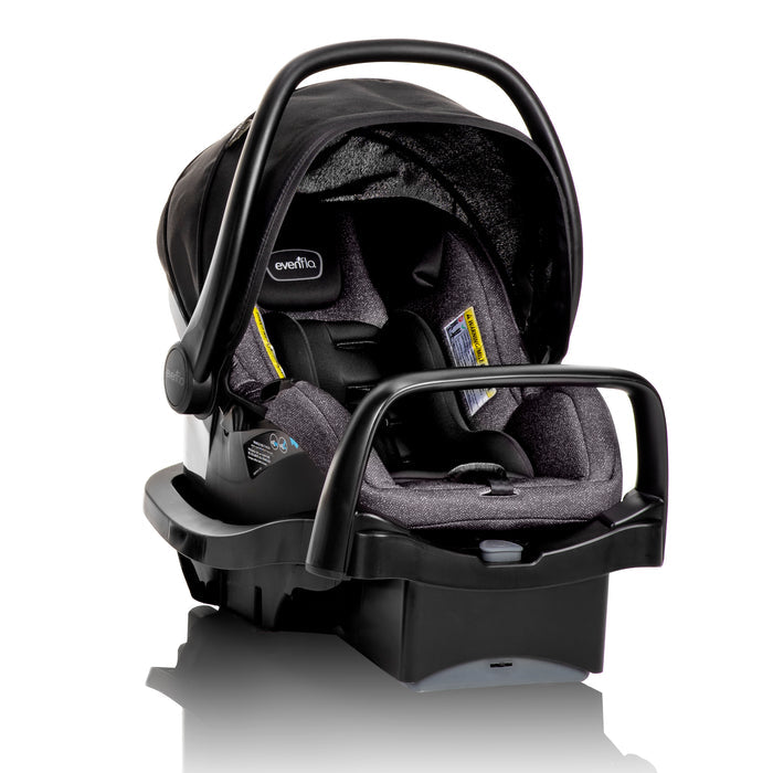Evenflo Pivot Modular Travel System with LiteMax Infant Car Seat (Casual Gray)
