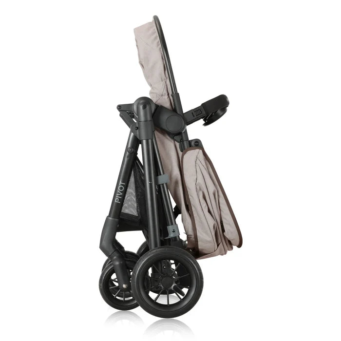 Evenflo Pivot Modular Travel System With LiteMax Infant Car Seat (Desert Tan)