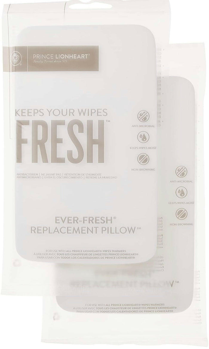 Ever-Fresh Replacement Pillow by Prince Lionheart, 2 Pack.