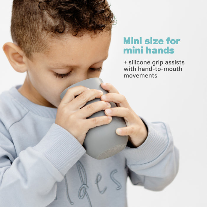 Ezpz Happy Cup & Straw System (Pewter)