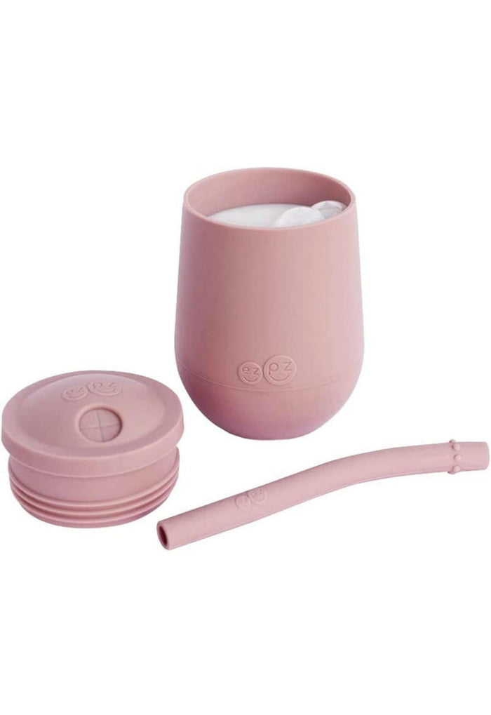 ezpz Mini Cup Straw Training System,12 Months+ (Blush).