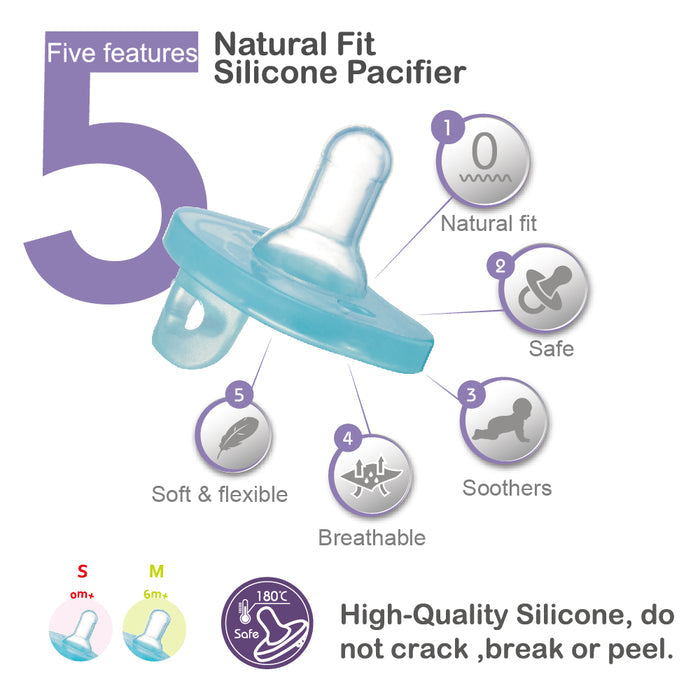 Farlin Silicone Soother Pacifier (6months+)