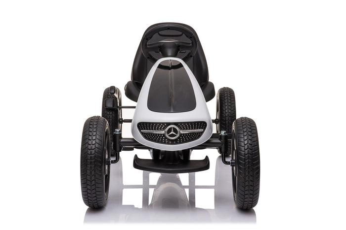 FITAAC Mercedes-Benz Go-Kart – Pedal-Powered with EVA Tires & Leather Seat