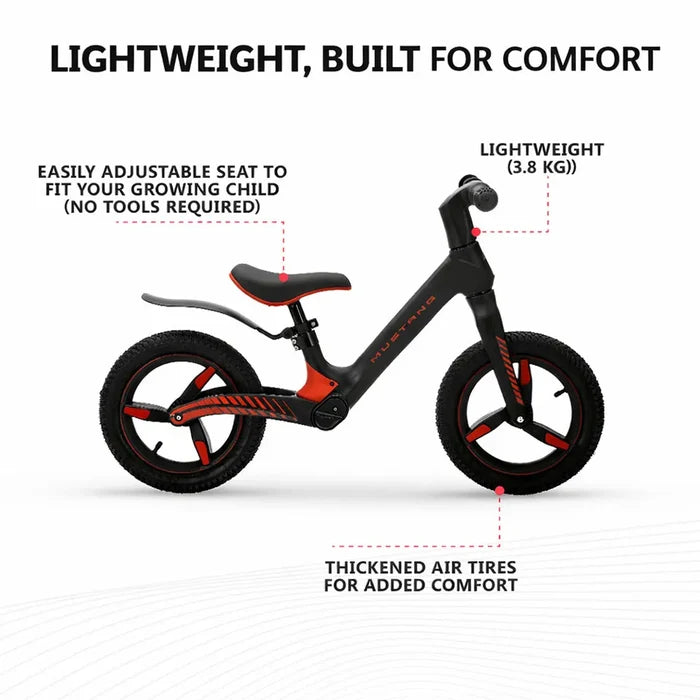 Ford Mustang - Kids Sporty Lightweight Zoomer Bike
