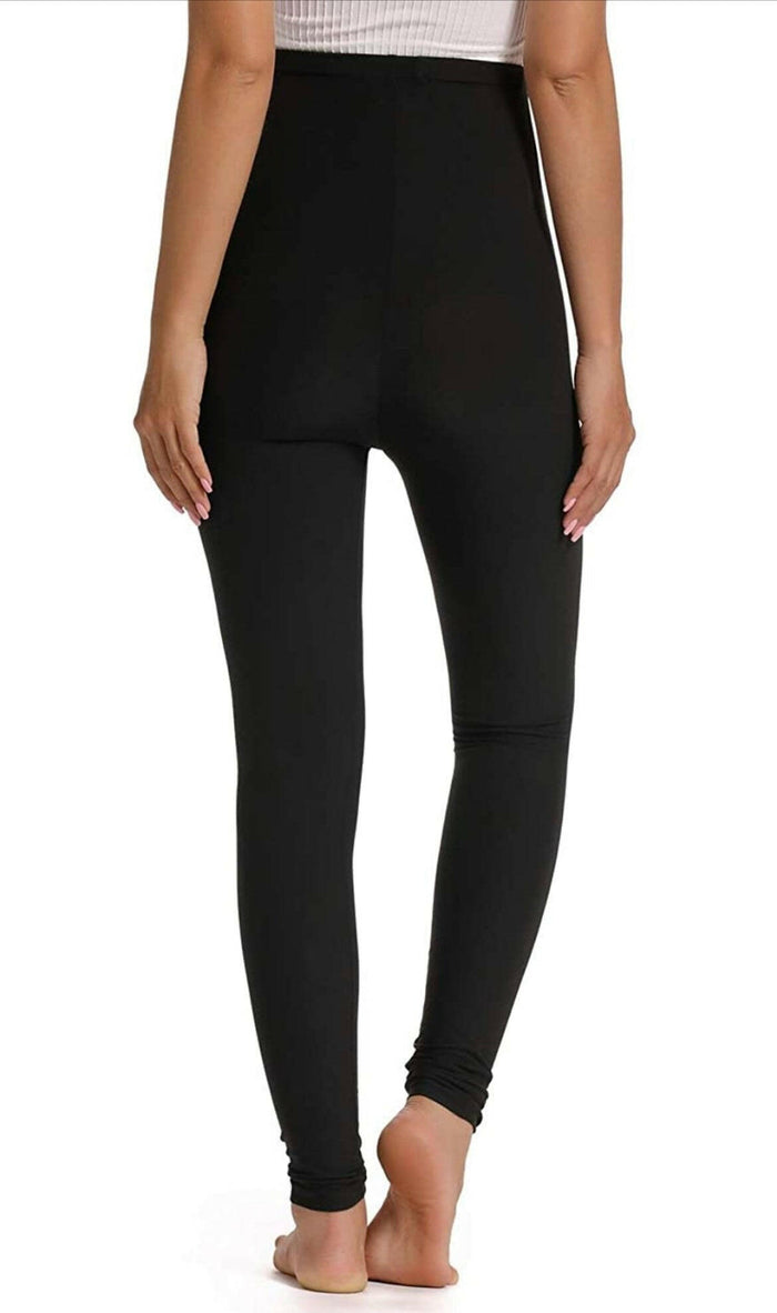 Over-The-Belly Pregnancy Pants for Women in Maternity Leggings by Foucome.