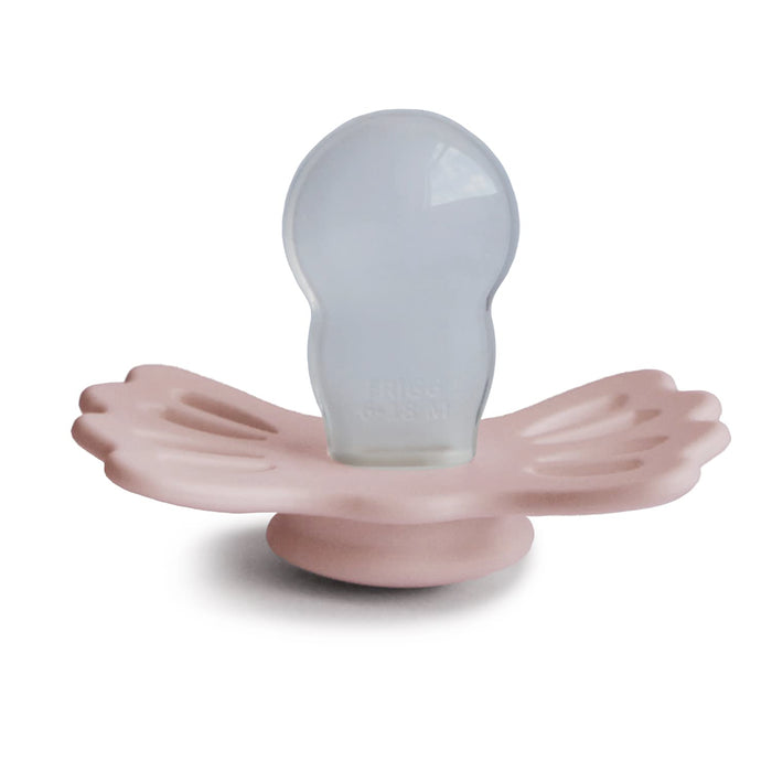 FRIGG Lucky Symmetrical Silicone Pacifiers Size 1 (Cream/Blush) - Pack of 2