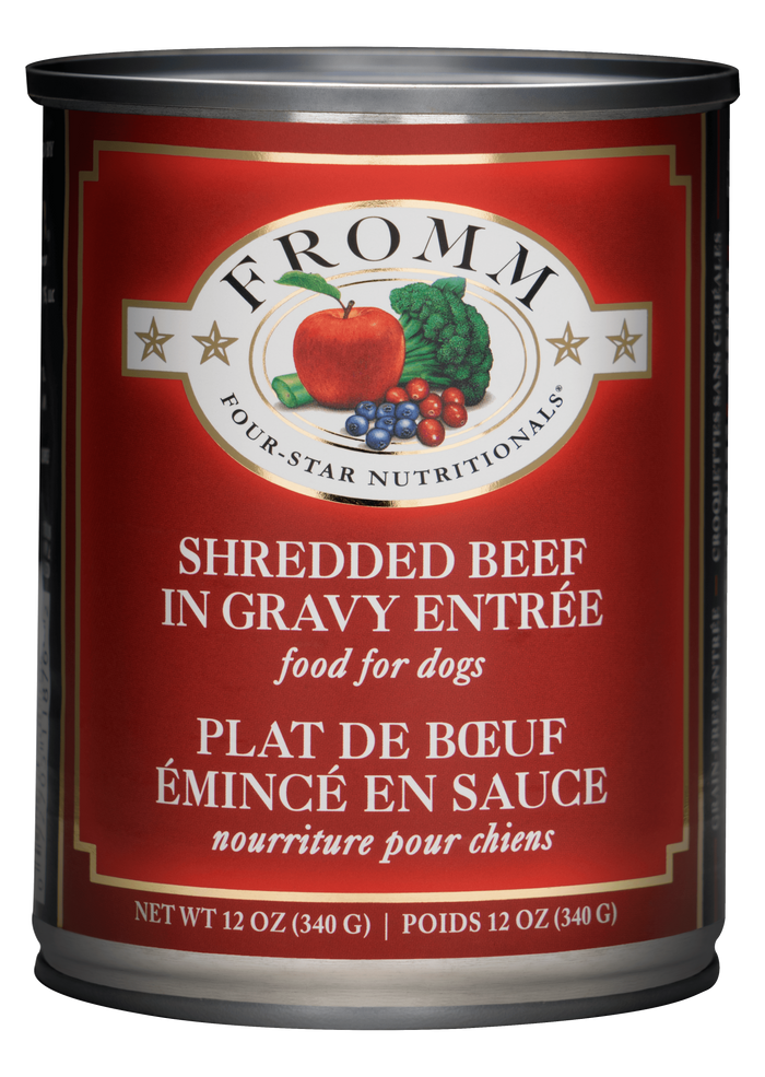Fromm Four-Star Nutritionals® Shredded Beef in Gravy Entrée Food for Dogs