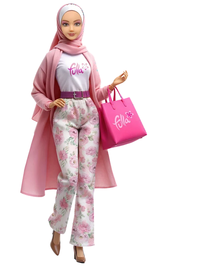 Fulla Doll with Pink Motorbike Set