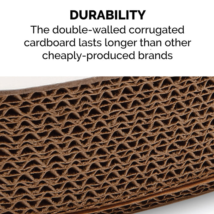 FurHaven Busy Box Corrugated Cat Scratcher with Catnip - Heart