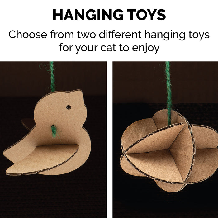 FurHaven Corrugated House Scratcher with Catnip - Studio