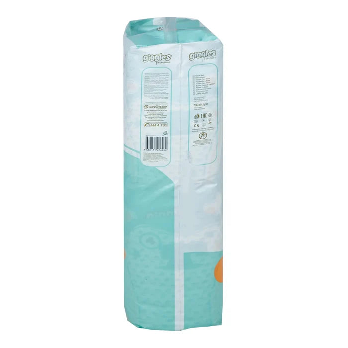 Giggles Premium Jumbo Baby Diapers Maxi - Size 4 (7-18 Kg)