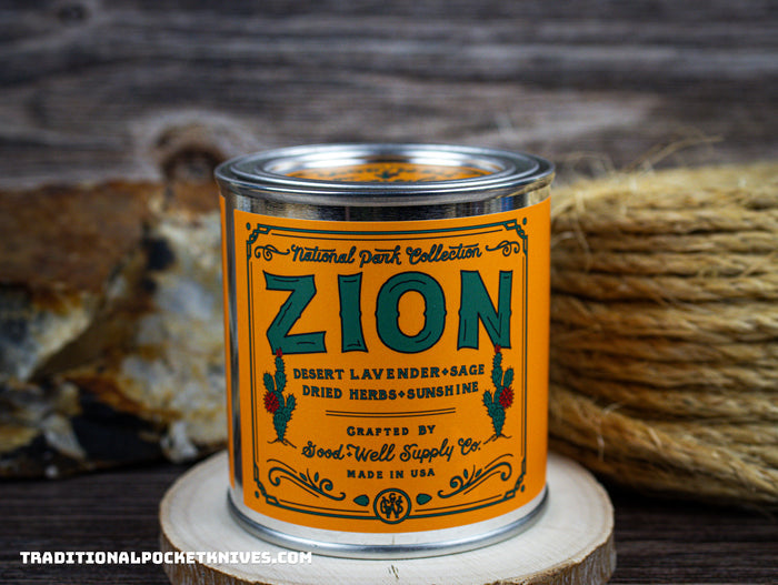 Good & Well Supply Co. National Park Series Candle: Zion