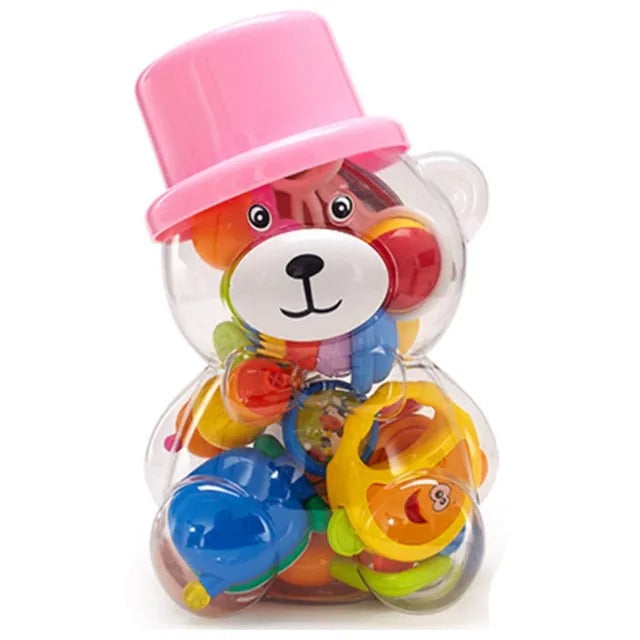 Goodway Baby Rattle Toy Gift Set With Storage Box - 10 Pc