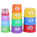 Goodway Baby Stacking Cups Toy With Numbers & Shapes – Cat Top