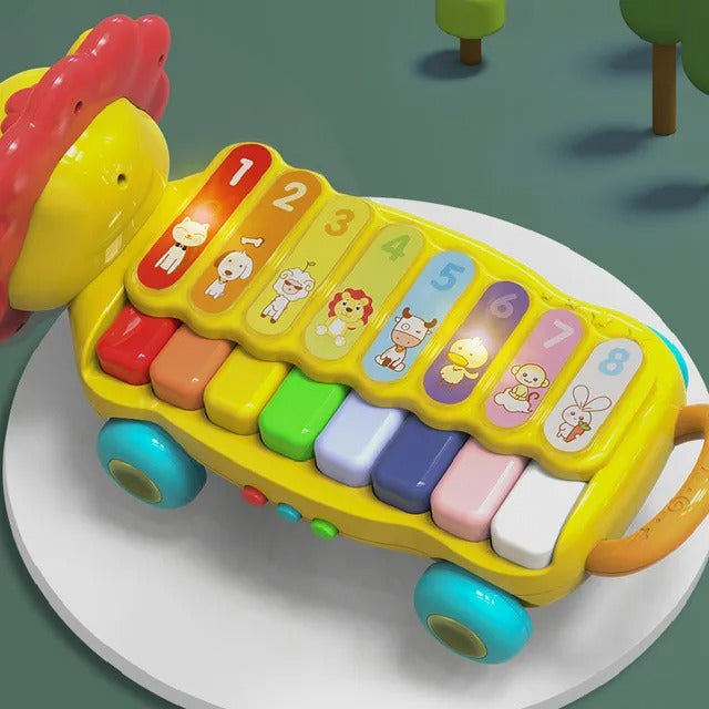 Goodway Musical Piano Pull Toy - Lion