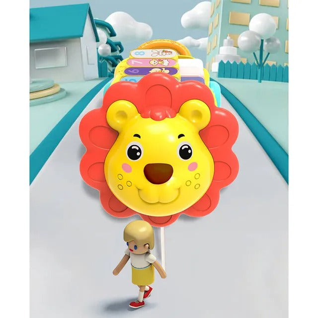 Goodway Musical Piano Pull Toy - Lion