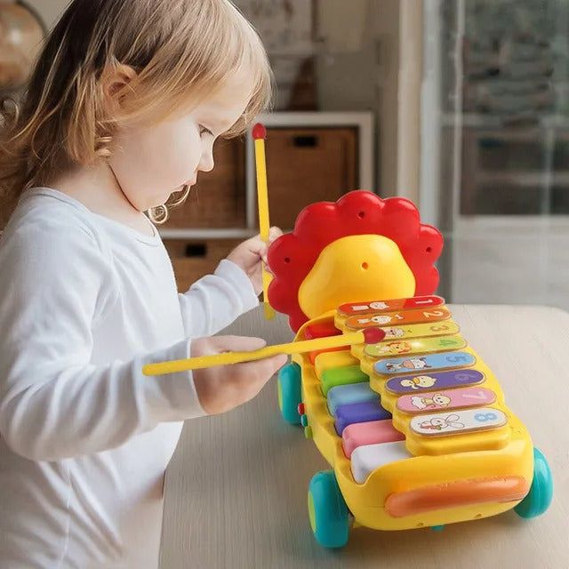 Goodway Musical Piano Pull Toy - Lion