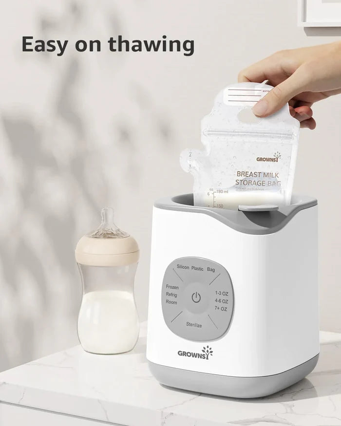 Grownsy 10 In 1 Fast Baby Bottle Warmer