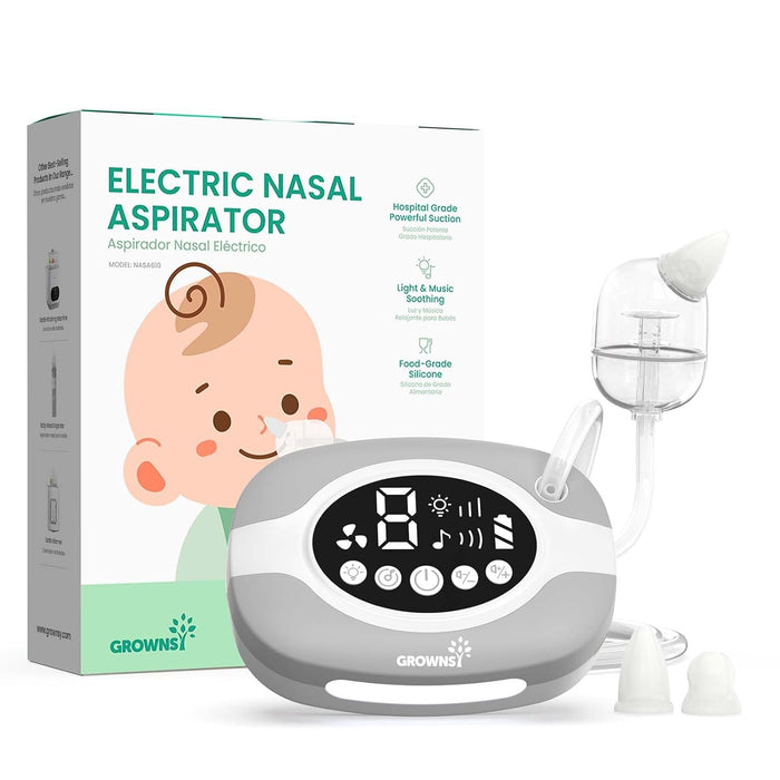 Grownsy Electric Nose Suction For Baby (Grey)