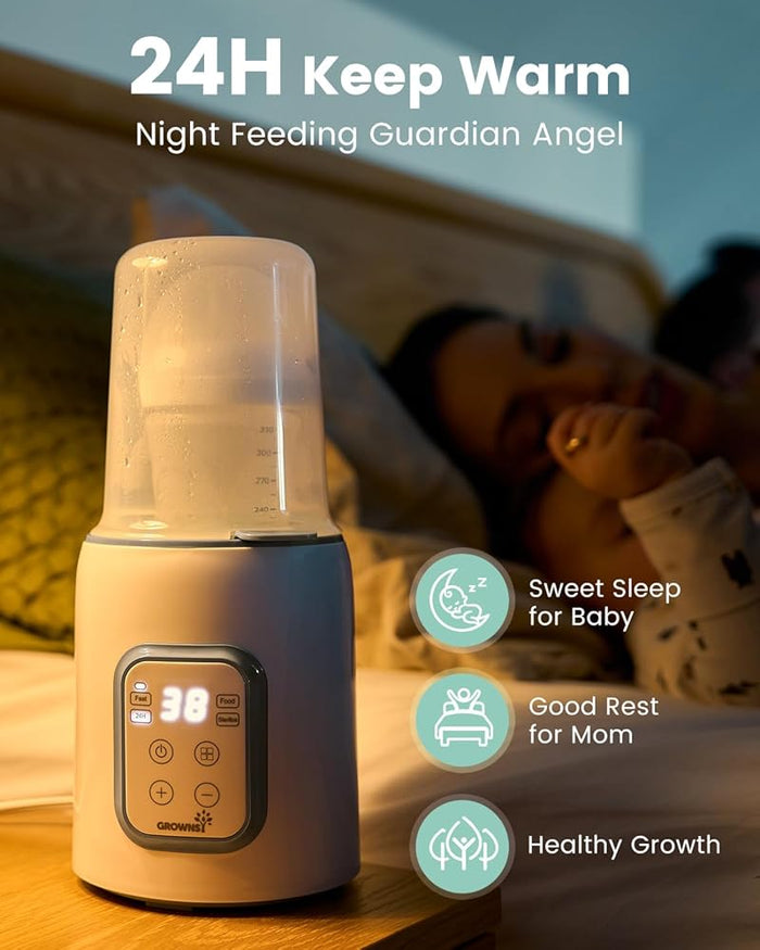 Grownsy Fast Bottle Warmer With Timer