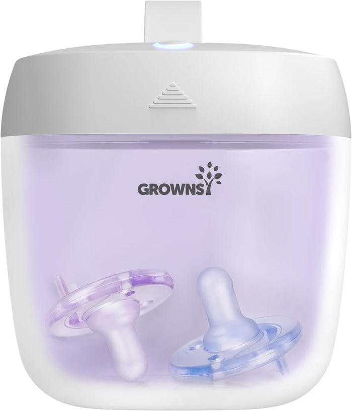 Grownsy Portable UV Pacifier Sanitizer with USB Charging