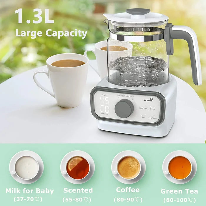 Grownsy Water Warmer For Making Formula (Bottle Warmer, Formula Dispenser, Kettle)