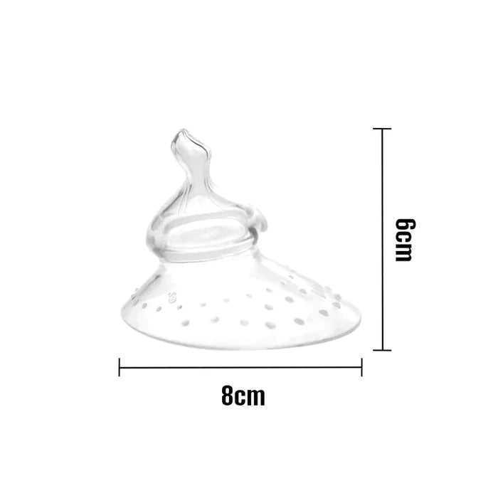 Haakaa Breastfeeding Nipple Shield – Orthodontic Teat (Round Base)