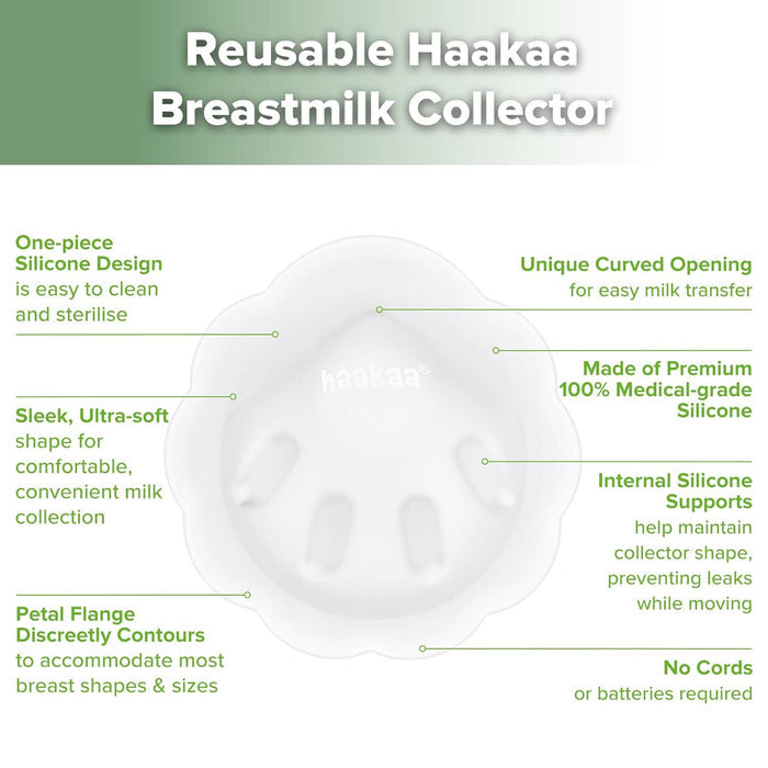 Haakaa Petal Soft Silicone Milk Collector