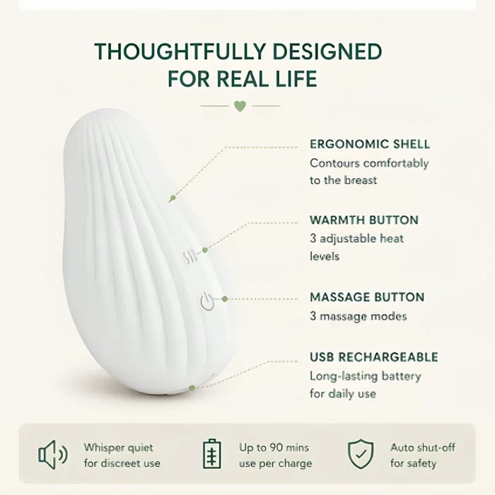 Haakaa Warming Lactation Breast Massager