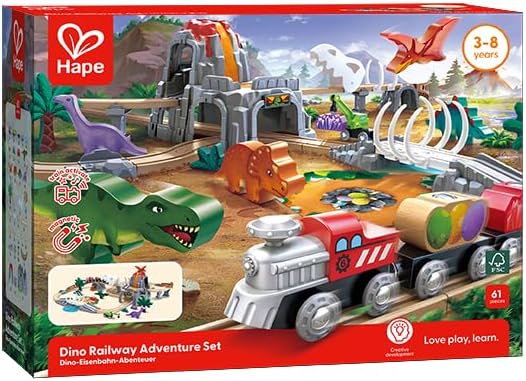 Hape Dino Railway Adventure Set