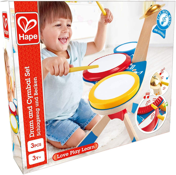Hape  Drum And Cymbal Set