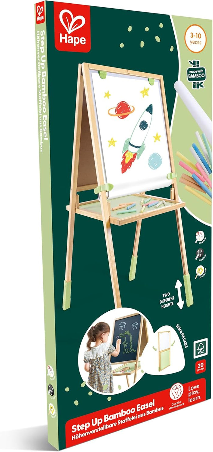 Hape Step Up Bamboo Easel