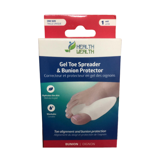 Health Choice Gel Toe Spreader & Bunion Protect (One Size, 1/Pack)
