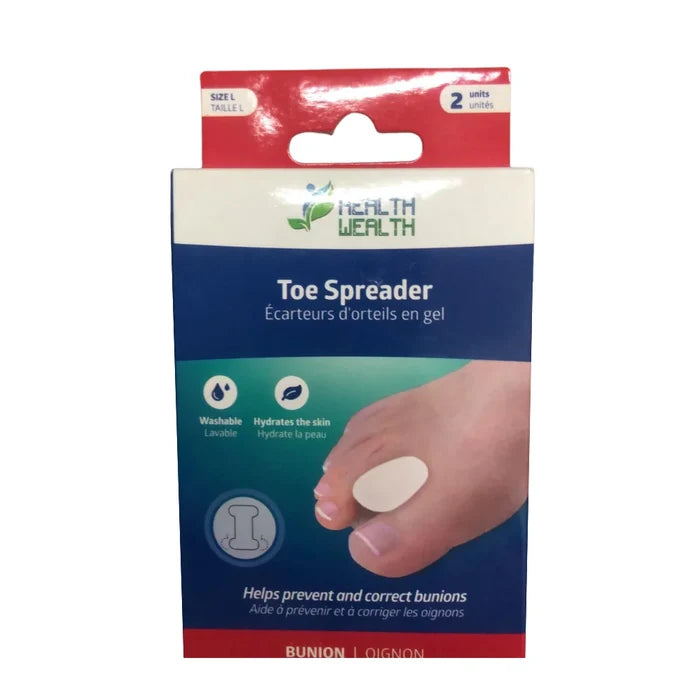 Health Choice Gel Toe Spreader (Large, 2/Pack)