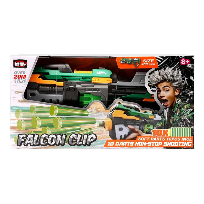 Hip Shot B/O Falcon Clip with 10 Darts