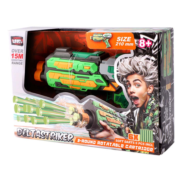 Hip Shot Deltastriker Blaster with 6 Darts