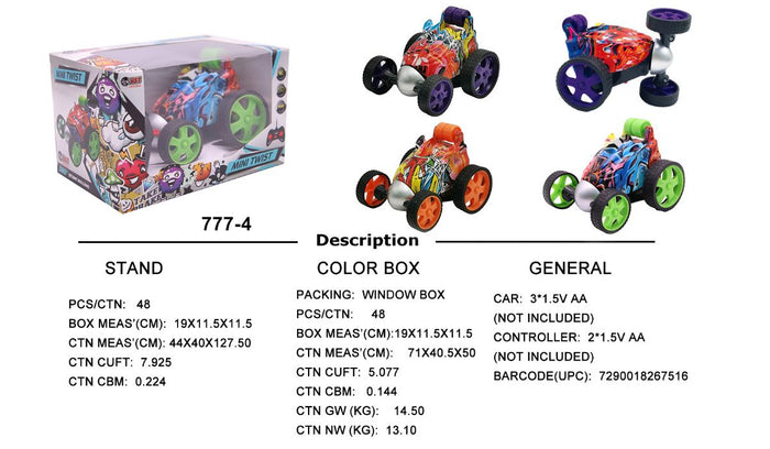 HST Graffiti Tumbling Stunt Rc Car