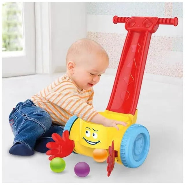 Huanger 2-in-1 Kids Ball Popper & Scooper Walker With Music