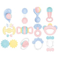 Huanger Baby Rattles & Teether Sensory Toy Set - 11 Pieces