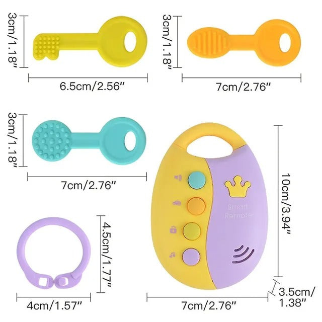 Huanger Baby Remote Car Keys Set With Music & Light