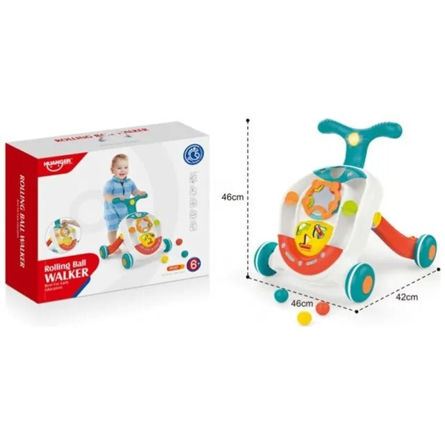 Huanger Baby Walker Push Activity Toy With Light & Music