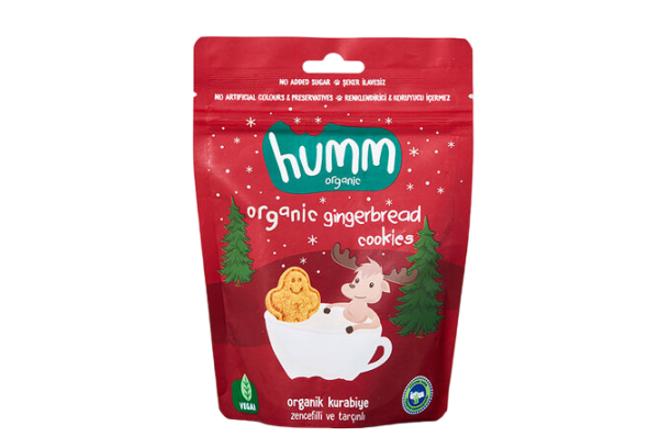 Humm Organic Vegan Gingerbread Cookies (55g)