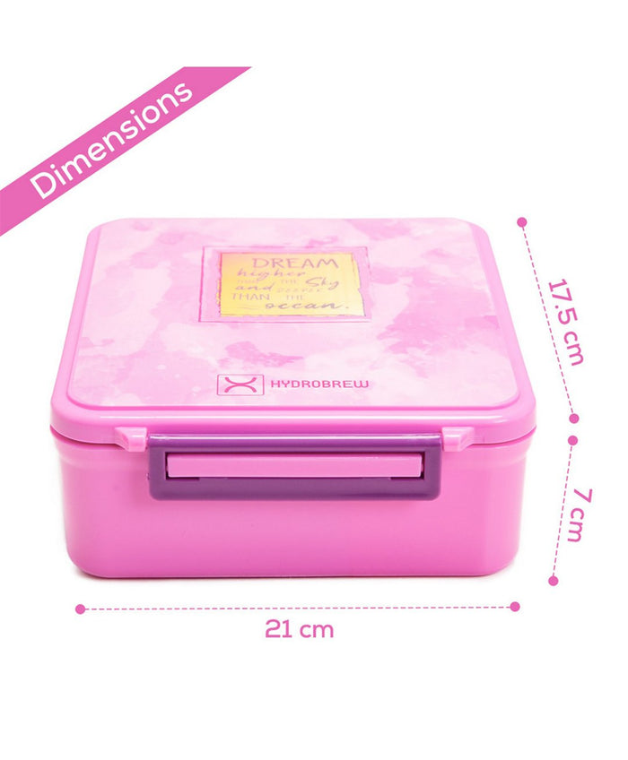 Hydrobrew Bento Lunch Box With Steel Food Jar