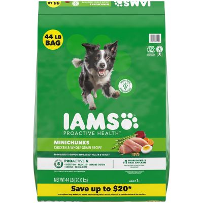 Iams ProActive Health MiniChunks Adult Chicken and Whole Grain Recipe Dry Dog Food